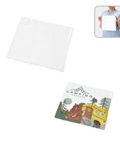 コットンWフェイス　ハンドタオル　昇華転写対応　ホワイト